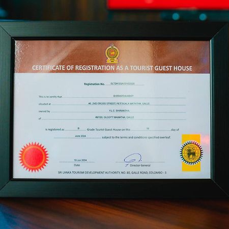 Shirantha Hotel Galle Kültér fotó